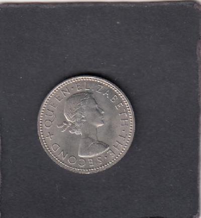Beschrijving: 1 Shilling MAORI